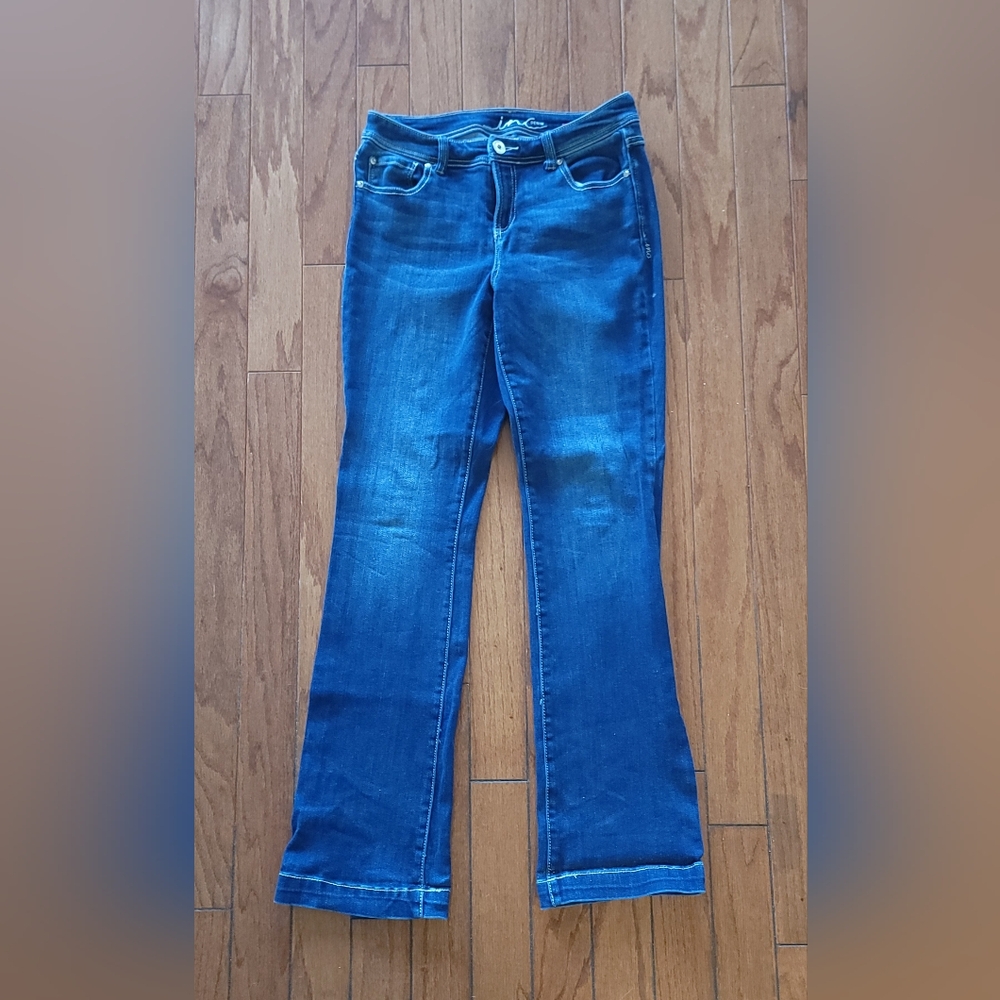 I.N.C DENIM BOOT LEG CURVY FIT SIZE 8